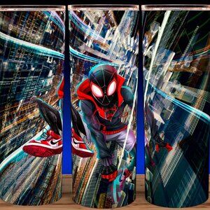 Spiderman Miles Morales Superhero Cup Mug Tumbler  20oz